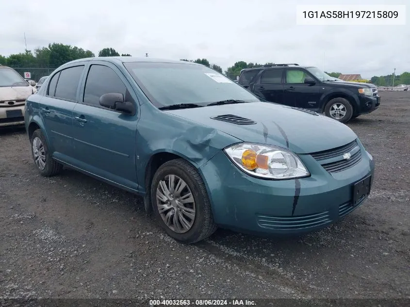 2009 Chevrolet Cobalt Ls VIN: 1G1AS58H197215809 Lot: 40423531