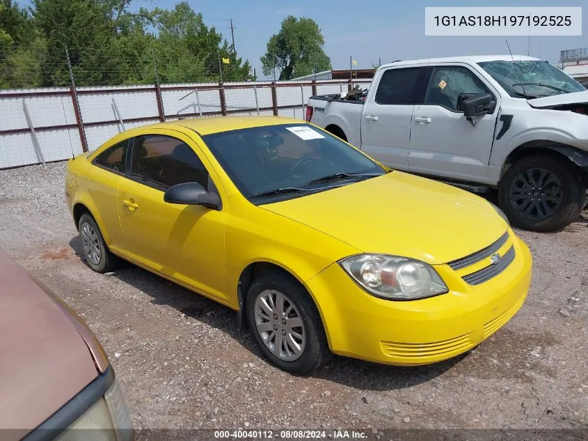 2009 Chevrolet Cobalt Ls VIN: 1G1AS18H197192525 Lot: 40040112