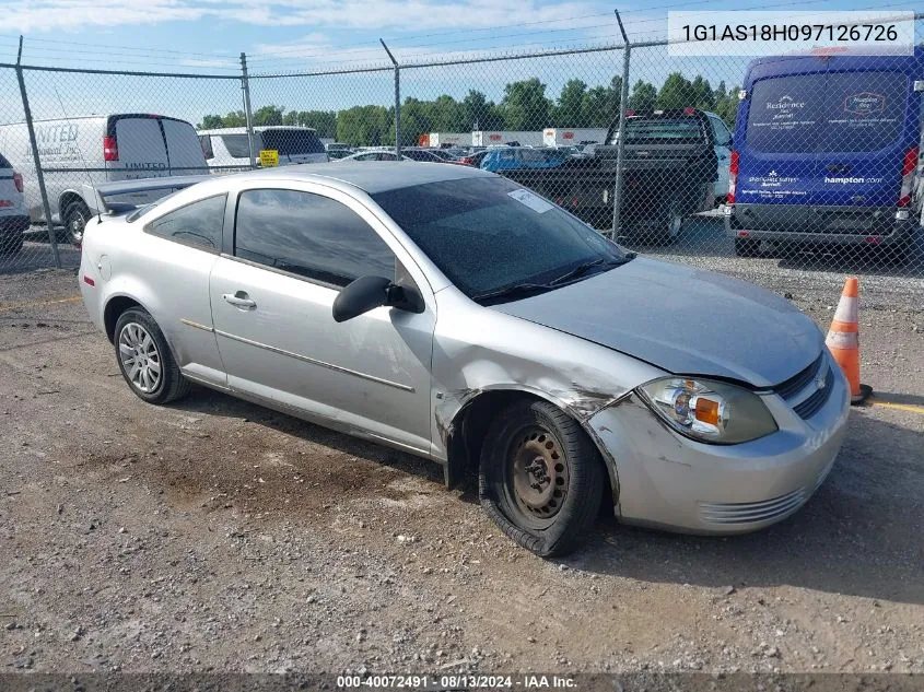 2009 Chevrolet Cobalt Ls VIN: 1G1AS18H097126726 Lot: 40072491