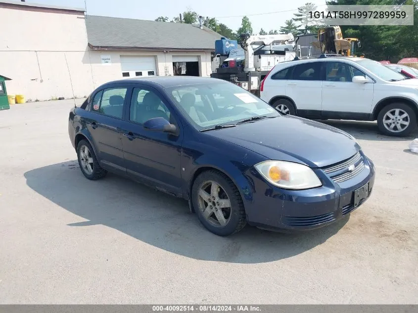 2009 Chevrolet Cobalt Lt VIN: 1G1AT58H997289959 Lot: 40092514