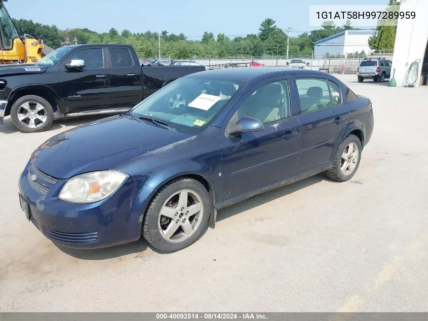 1G1AT58H997289959 2009 Chevrolet Cobalt Lt