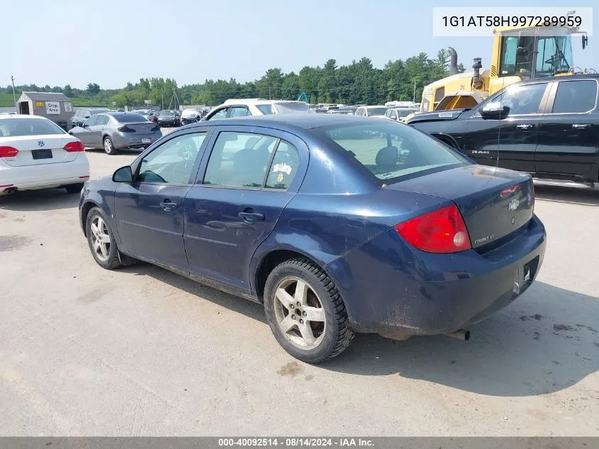 2009 Chevrolet Cobalt Lt VIN: 1G1AT58H997289959 Lot: 40092514