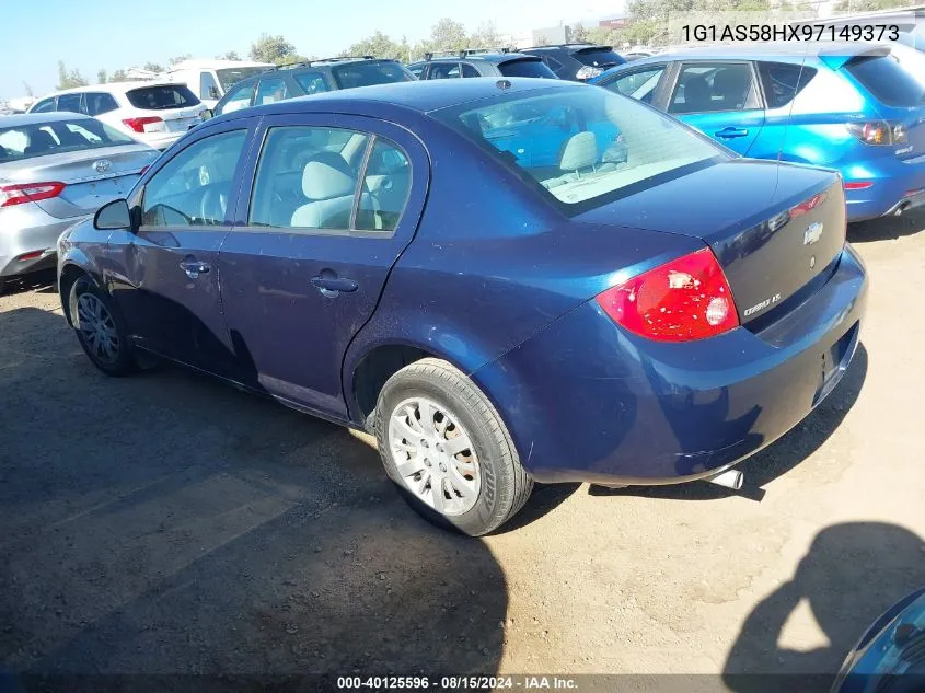 2009 Chevrolet Cobalt Ls VIN: 1G1AS58HX97149373 Lot: 40125596