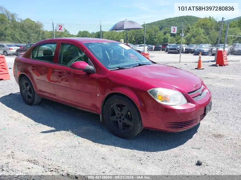 1G1AT58H397280836 2009 Chevrolet Cobalt Lt