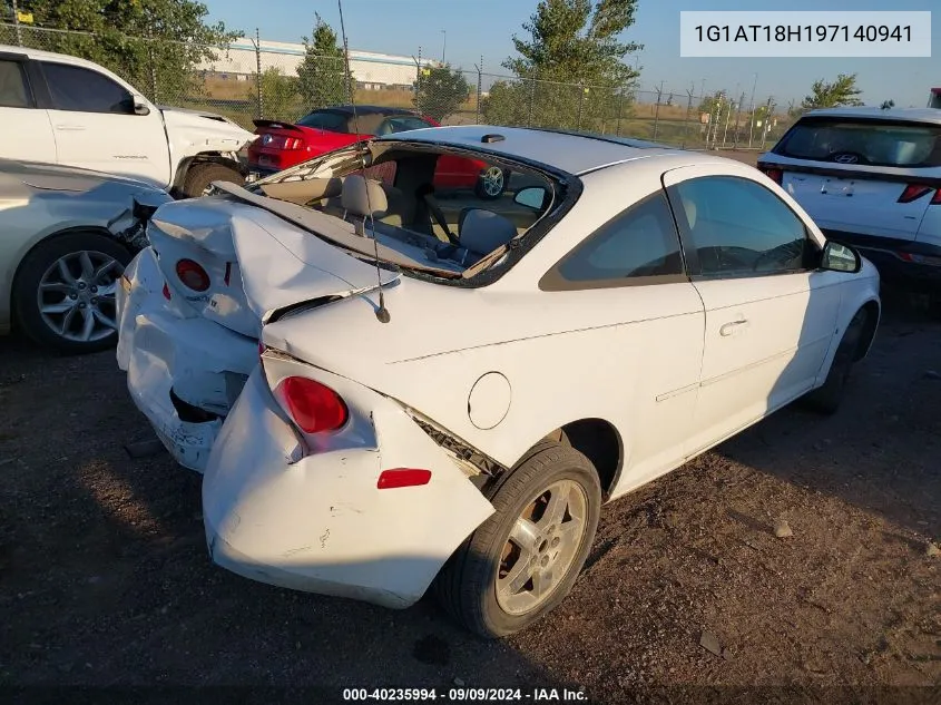 2009 Chevrolet Cobalt Lt VIN: 1G1AT18H197140941 Lot: 40235994