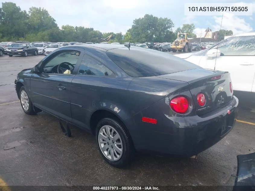 2009 Chevrolet Cobalt Ls VIN: 1G1AS18H597150505 Lot: 40237973