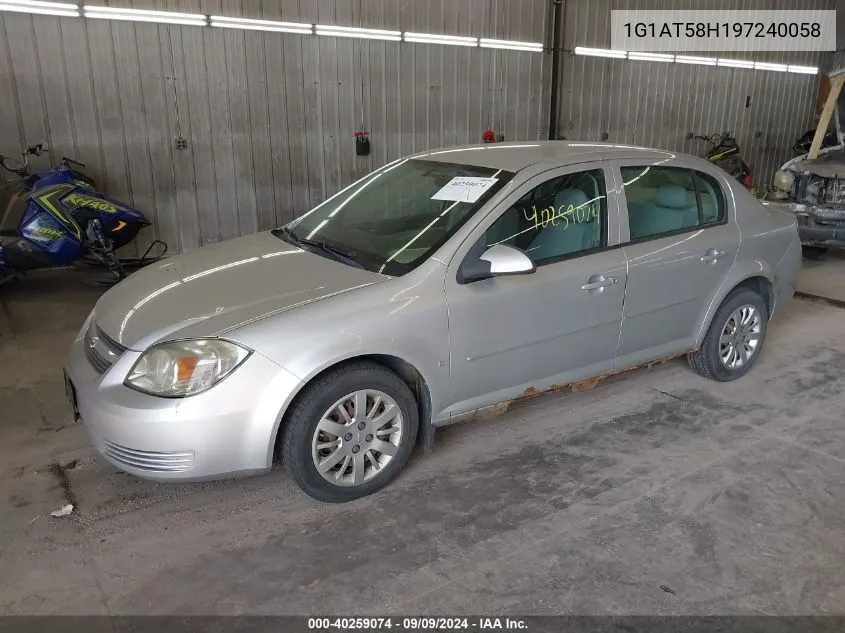 2009 Chevrolet Cobalt Lt VIN: 1G1AT58H197240058 Lot: 40259074