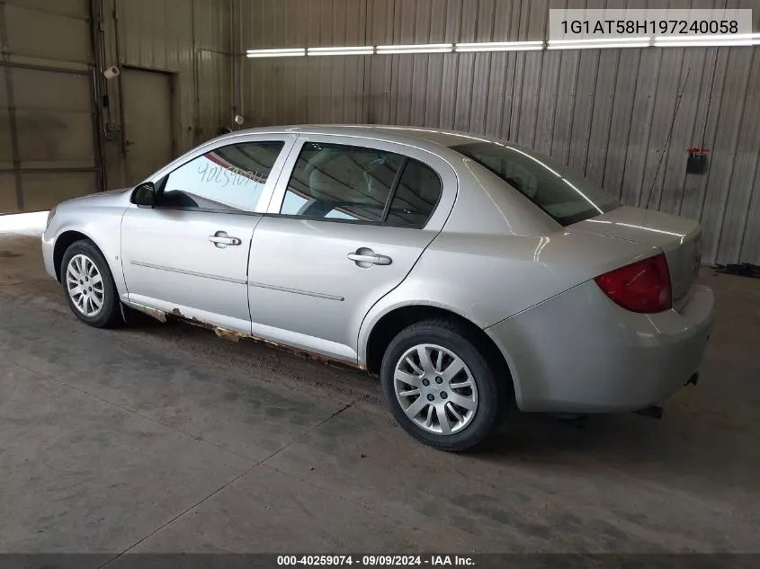 1G1AT58H197240058 2009 Chevrolet Cobalt Lt