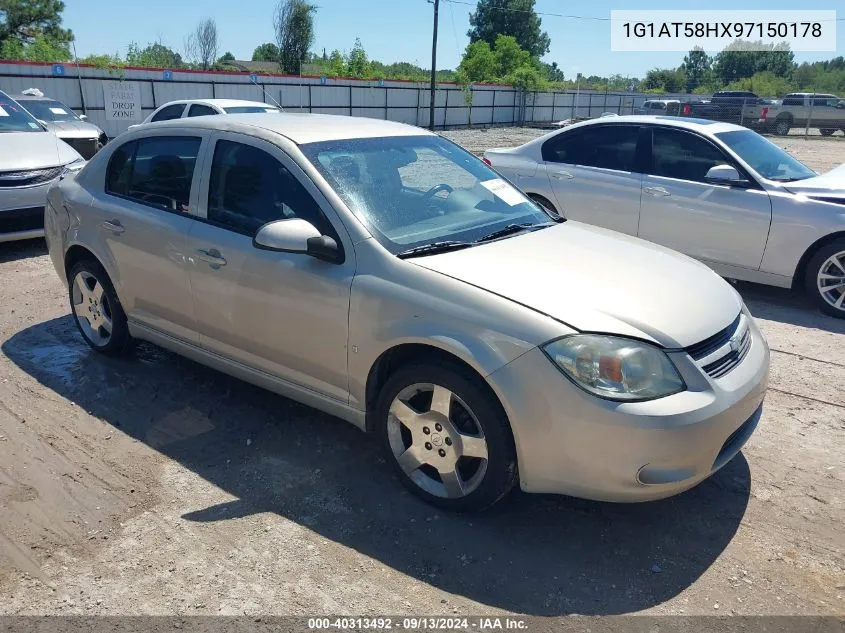 2009 Chevrolet Cobalt Lt VIN: 1G1AT58HX97150178 Lot: 40313492