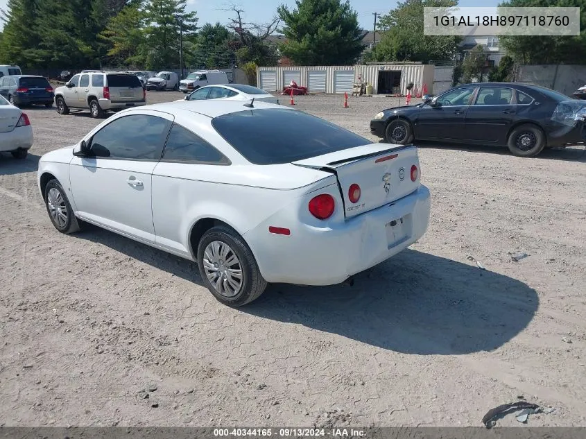 2009 Chevrolet Cobalt Lt VIN: 1G1AL18H897118760 Lot: 40344165