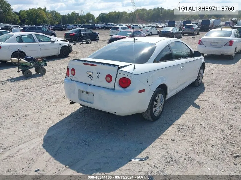 1G1AL18H897118760 2009 Chevrolet Cobalt Lt