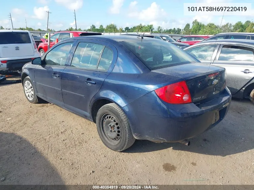 1G1AT58H697220419 2009 Chevrolet Cobalt Lt