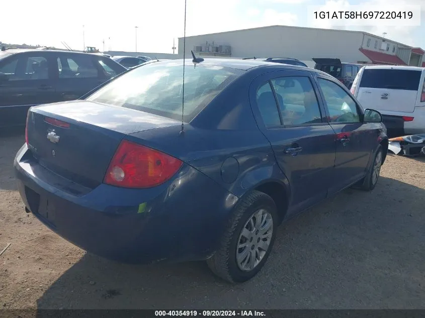 2009 Chevrolet Cobalt Lt VIN: 1G1AT58H697220419 Lot: 40354919