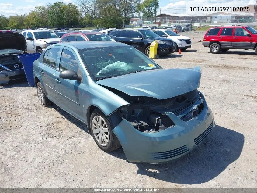 2009 Chevrolet Cobalt Ls VIN: 1G1AS58H597102025 Lot: 40389271