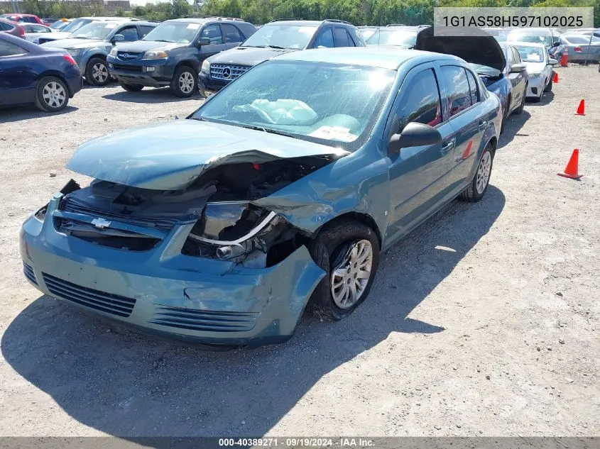 2009 Chevrolet Cobalt Ls VIN: 1G1AS58H597102025 Lot: 40389271