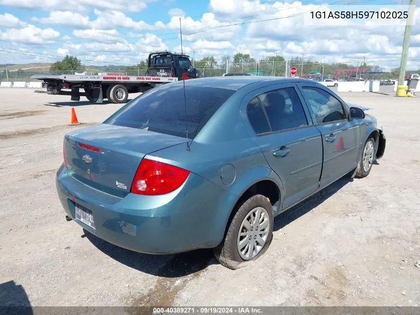 2009 Chevrolet Cobalt Ls VIN: 1G1AS58H597102025 Lot: 40389271