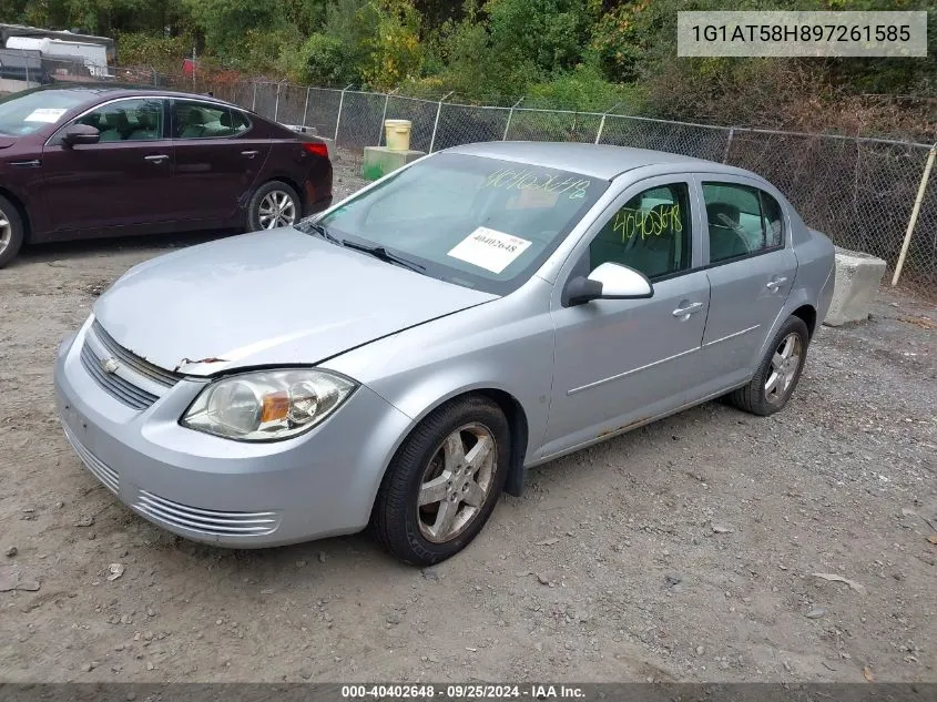 1G1AT58H897261585 2009 Chevrolet Cobalt Lt