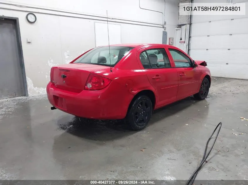 2009 Chevrolet Cobalt Lt VIN: 1G1AT58H497284801 Lot: 40427377