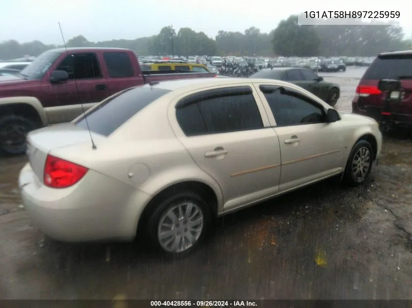 2009 Chevrolet Cobalt Lt VIN: 1G1AT58H897225959 Lot: 40428556