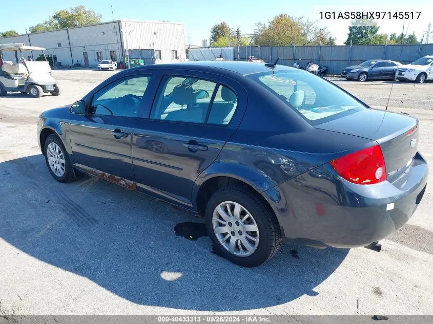 2009 Chevrolet Cobalt Ls VIN: 1G1AS58HX97145517 Lot: 40433313