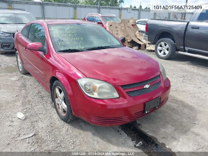 2010 Chevrolet Cobalt VIN: 1G1AD1F56A7125409 Lot: 12051258