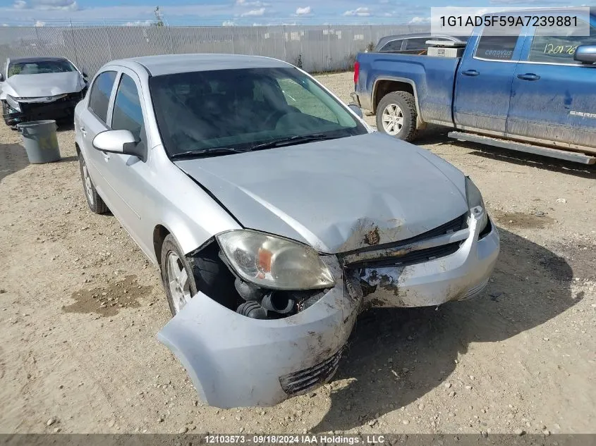 2010 Chevrolet Cobalt VIN: 1G1AD5F59A7239881 Lot: 12103573