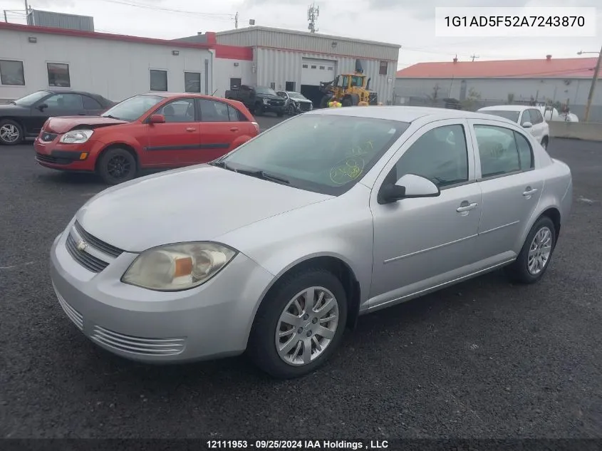 2010 Chevrolet Cobalt VIN: 1G1AD5F52A7243870 Lot: 12111953