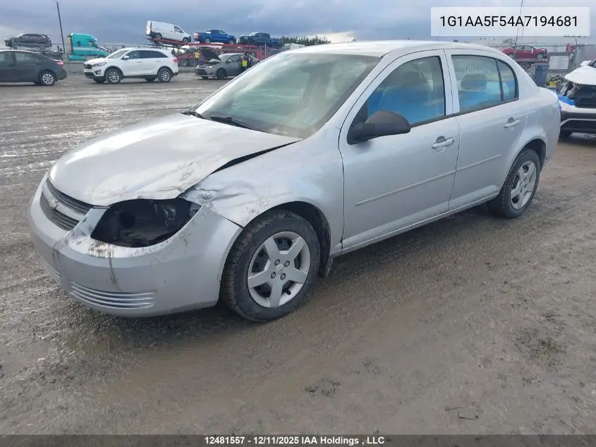 1G1AA5F54A7194681 2010 Chevrolet Cobalt Ls