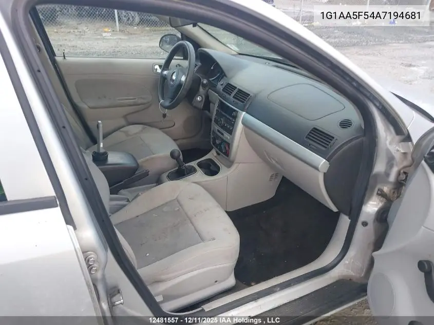 1G1AA5F54A7194681 2010 Chevrolet Cobalt Ls