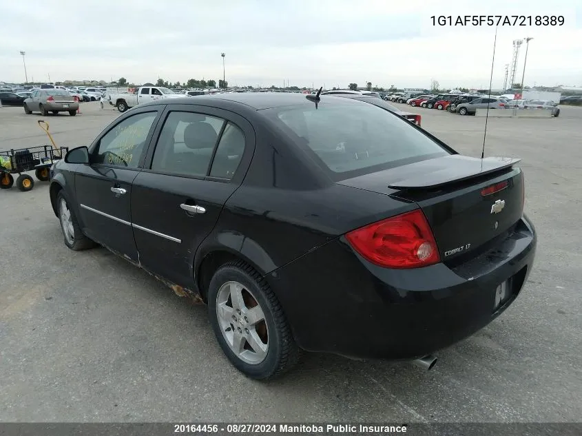 2010 Chevrolet Cobalt Lt VIN: 1G1AF5F57A7218389 Lot: 20164456