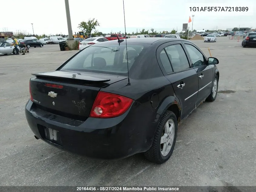 2010 Chevrolet Cobalt Lt VIN: 1G1AF5F57A7218389 Lot: 20164456