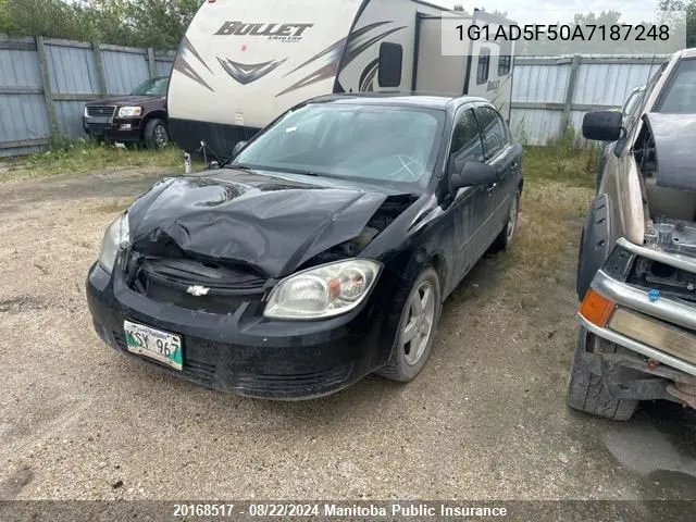 2010 Chevrolet Cobalt Lt VIN: 1G1AD5F50A7187248 Lot: 20168517