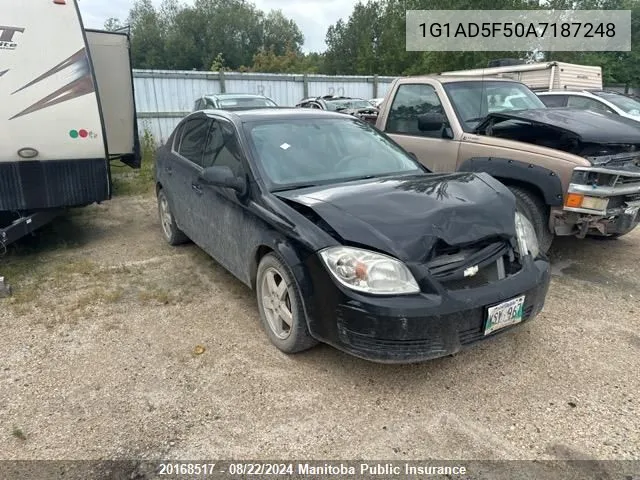 2010 Chevrolet Cobalt Lt VIN: 1G1AD5F50A7187248 Lot: 20168517