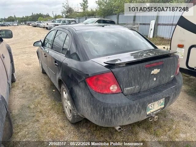 1G1AD5F50A7187248 2010 Chevrolet Cobalt Lt