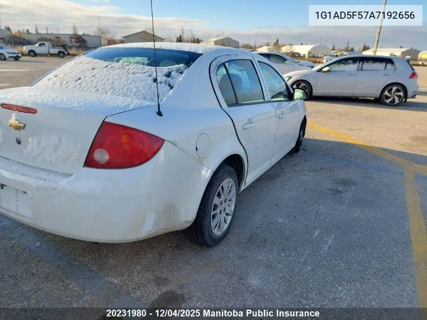 1G1AD5F57A7192656 2010 Chevrolet Cobalt Lt