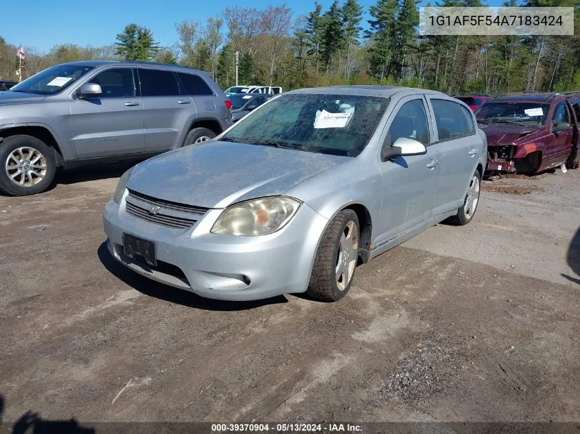 2010 Chevrolet Cobalt Lt VIN: 1G1AF5F54A7183424 Lot: 39370904