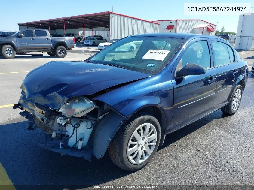 2010 Chevrolet Cobalt Lt VIN: 1G1AD5F58A7244974 Lot: 39393105