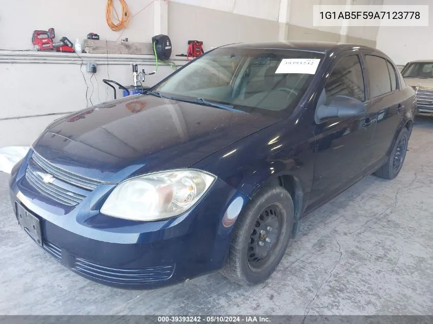 2010 Chevrolet Cobalt Ls VIN: 1G1AB5F59A7123778 Lot: 39393242