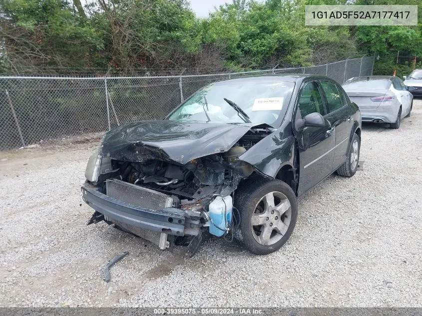 2010 Chevrolet Cobalt Lt VIN: 1G1AD5F52A7177417 Lot: 39395075