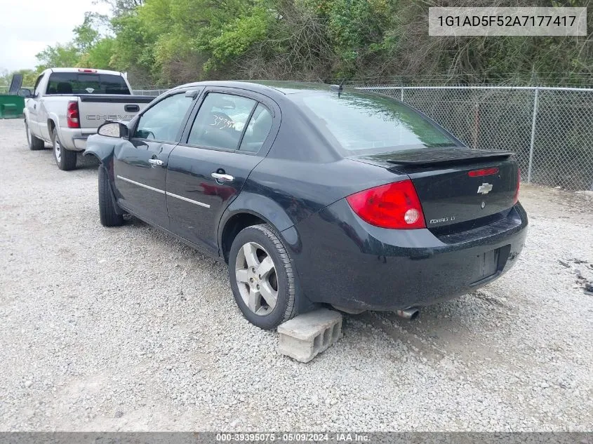 2010 Chevrolet Cobalt Lt VIN: 1G1AD5F52A7177417 Lot: 39395075