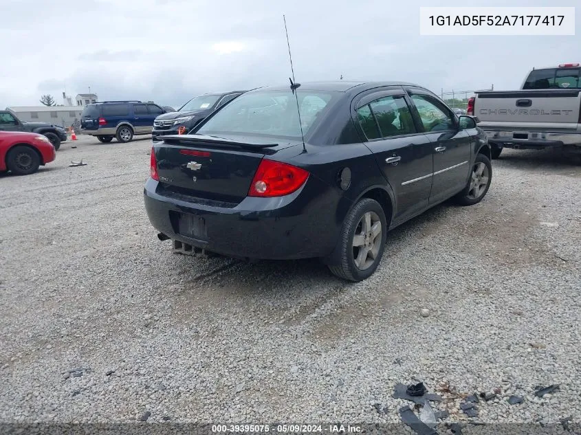 2010 Chevrolet Cobalt Lt VIN: 1G1AD5F52A7177417 Lot: 39395075