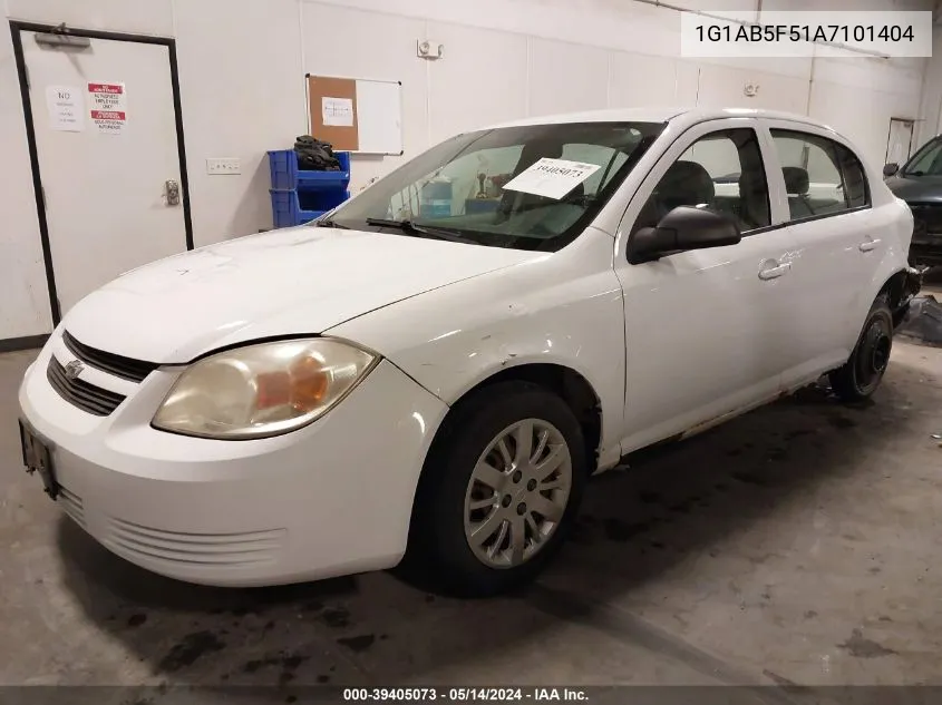 2010 Chevrolet Cobalt Ls VIN: 1G1AB5F51A7101404 Lot: 39405073