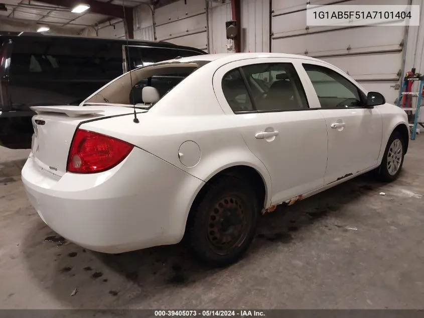 2010 Chevrolet Cobalt Ls VIN: 1G1AB5F51A7101404 Lot: 39405073