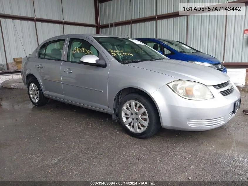 2010 Chevrolet Cobalt Lt VIN: 1G1AD5F57A7143442 Lot: 39409394