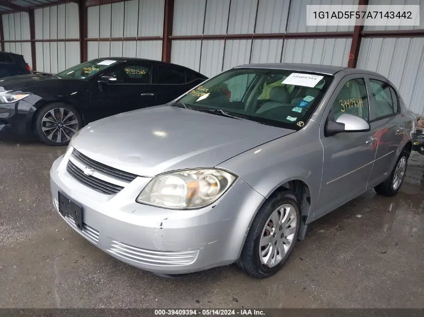 1G1AD5F57A7143442 2010 Chevrolet Cobalt Lt