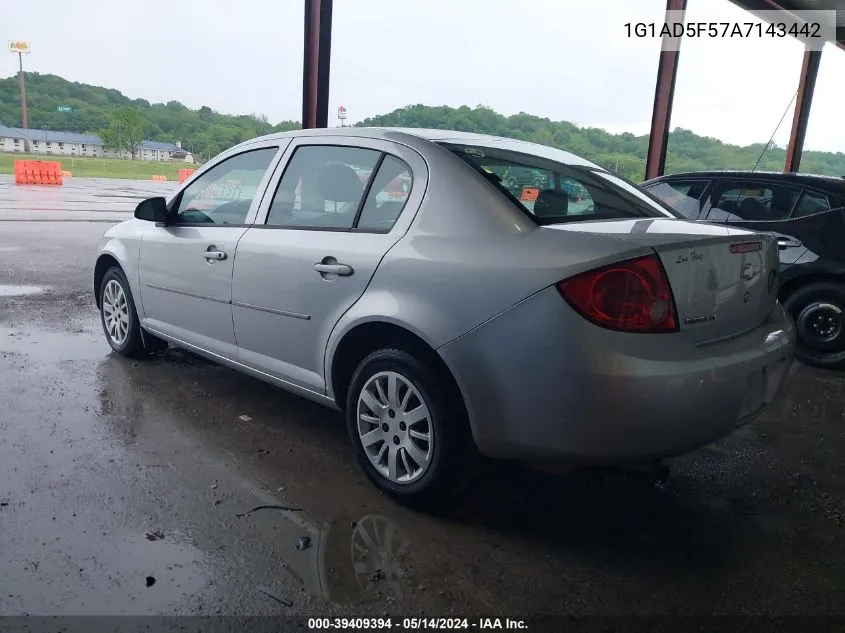 1G1AD5F57A7143442 2010 Chevrolet Cobalt Lt