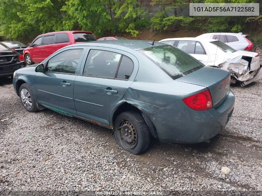 2010 Chevrolet Cobalt Lt VIN: 1G1AD5F56A7122582 Lot: 39412273