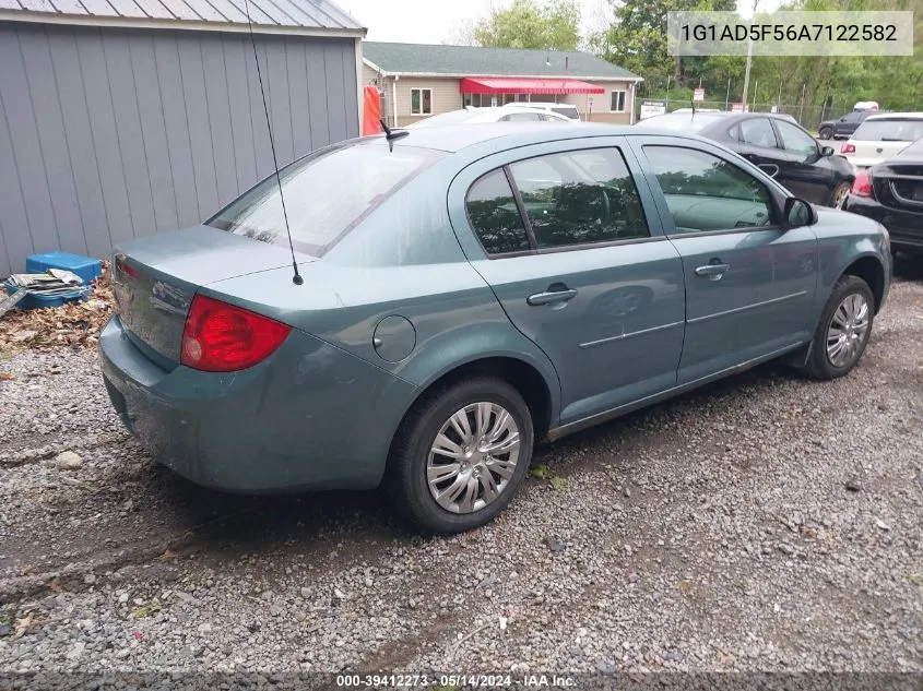 2010 Chevrolet Cobalt Lt VIN: 1G1AD5F56A7122582 Lot: 39412273