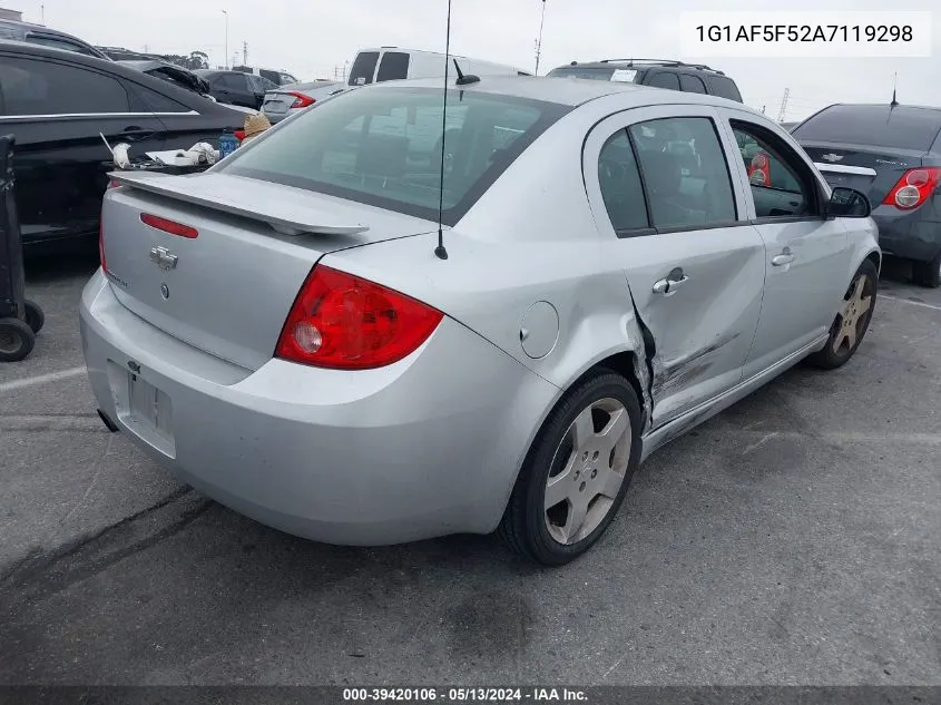 2010 Chevrolet Cobalt Lt VIN: 1G1AF5F52A7119298 Lot: 39420106