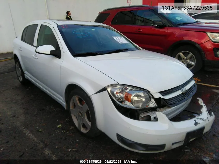 2010 Chevrolet Cobalt Lt VIN: 1G1AF5F53A7229535 Lot: 39474528